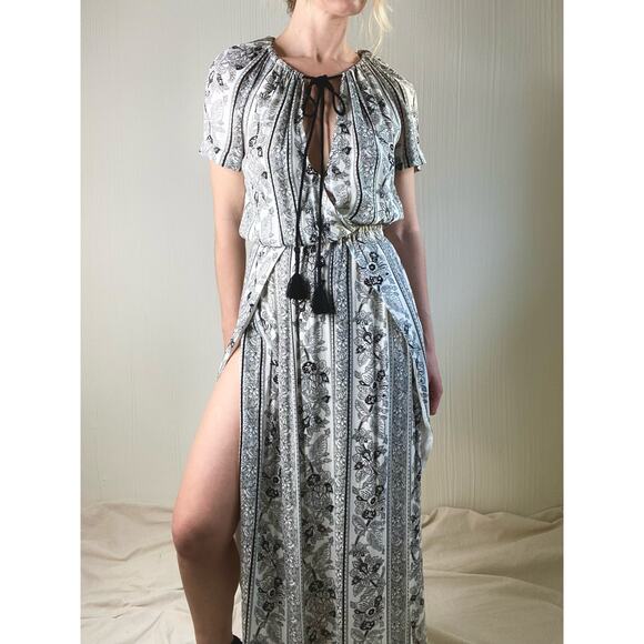 THE JETSET DIARIES TJD Cascara B&W Maxi Dress US XS NWT - Picture 6 of 16